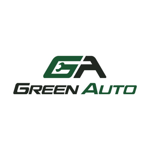 Green Auto logo in black & green